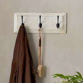 3 Hook Panel Coat Rack
